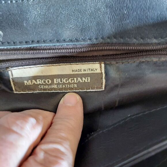 Marco Buggiani Leather shoulder bag - Picture 8 of 12